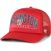 Washington Nationals '47 Backhaul Foam Trucker Snapback Hat | MLB Sale