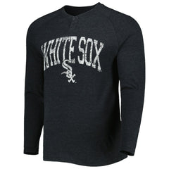 Chicago White Sox Concepts Sport Inertia Raglan Long Sleeve Henley Top | MLB New