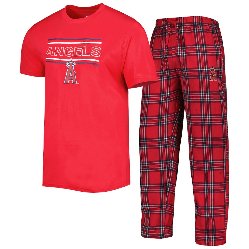 Los Angeles Angels Concepts Sport Badge Top & Pants Sleep Set | MLB Near me
