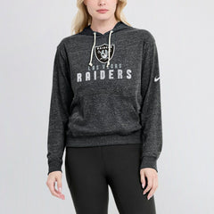 Las Vegas Raiders Nike Women's Gym Vintage Lightweight Pullover Hoodie