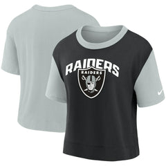Las Vegas Raiders Nike Women's High Hip Fashion T-Shirt