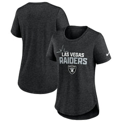 Las Vegas Raiders Nike Women's Local Fashion Tri-Blend T-Shirt
