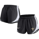 New Orleans Saints Nike Women's Plus Size Tempo Shorts