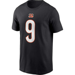 Cincinnati Bengals Nike Joe Burrow Player Name & Number T-Shirt