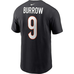 Cincinnati Bengals Nike Joe Burrow Player Name & Number T-Shirt