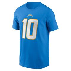 Los Angeles Chargers Nike Justin Herbert Player Name & Number T-Shirt