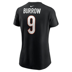 Cincinnati Bengals Nike Joe Burrow Women's Player Name & Number T-Shirt