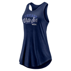 Chicago White Sox Fanatics Women's Simplicity Swing Racerback Scoop Neck Tank Top | MLB New