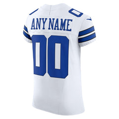 Dallas Cowboys Vapor F.U.S.E. Elite Custom Jersey - White