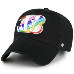 Cincinnati Bengals 47 brand '47 Team Pride Clean Up Adjustable Hat