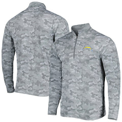 Los Angeles Chargers Antigua Brigade Quarter-Zip Sweatshirt