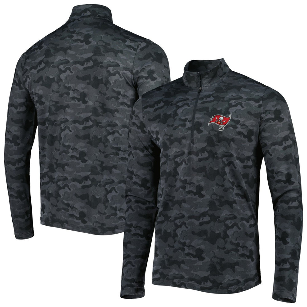 Tampa Bay Buccaneers Antigua Brigade Quarter-Zip Sweatshirt