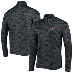 Tampa Bay Buccaneers Antigua Brigade Quarter-Zip Sweatshirt