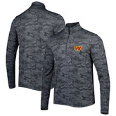 Washington Commanders Antigua Brigade Quarter-Zip Sweatshirt
