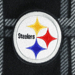 Pittsburgh Steelers Antigua Industry Flannel Button-Up Shirt Jacket
