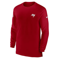 Tampa Bay Buccaneers Nike Sideline Coach Performance Long Sleeve T-Shirt