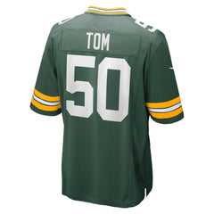 Green Bay Packers Nike Zach Tom Game Player Jersey