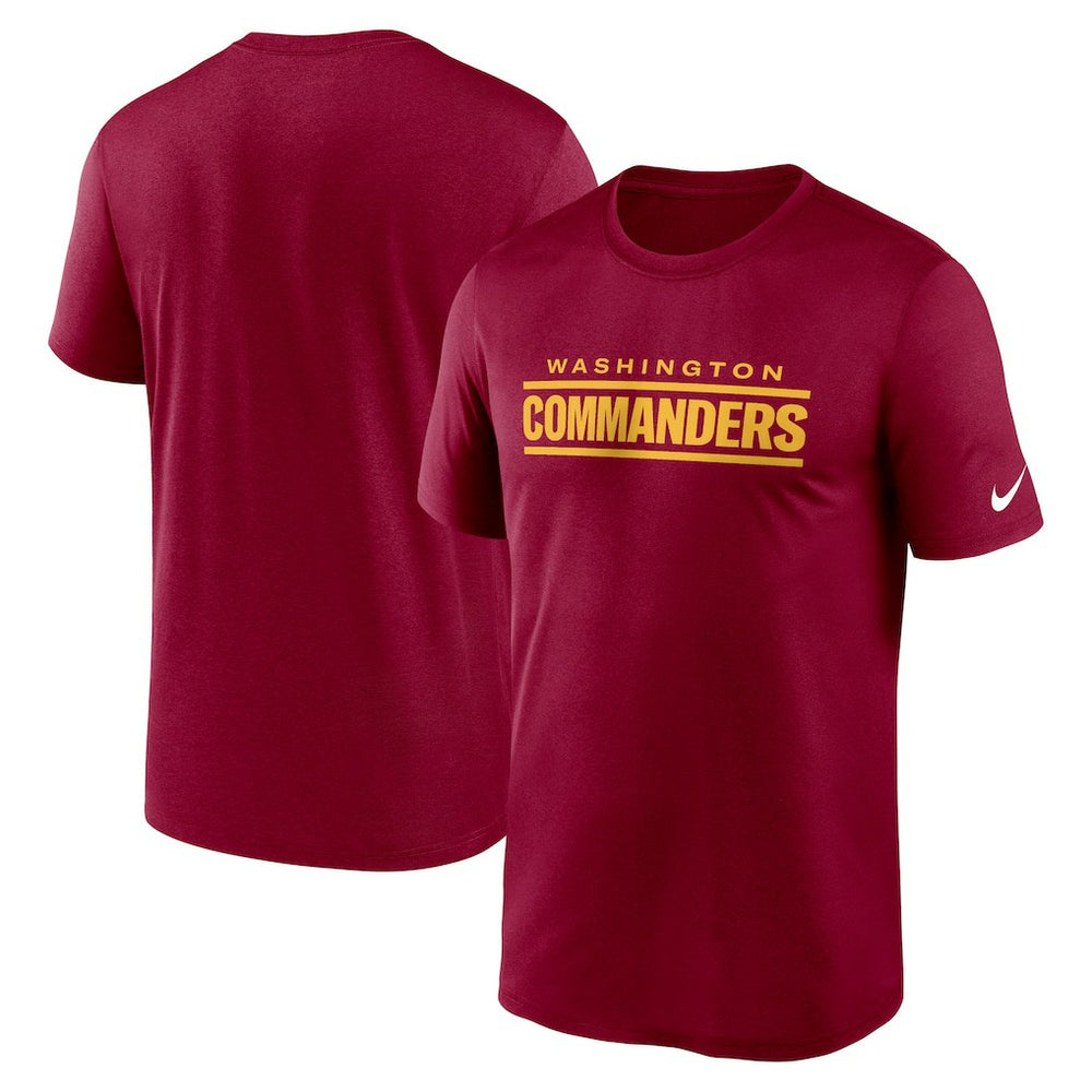 Washington Commanders Nike Legend Wordmark Performance T-Shirt