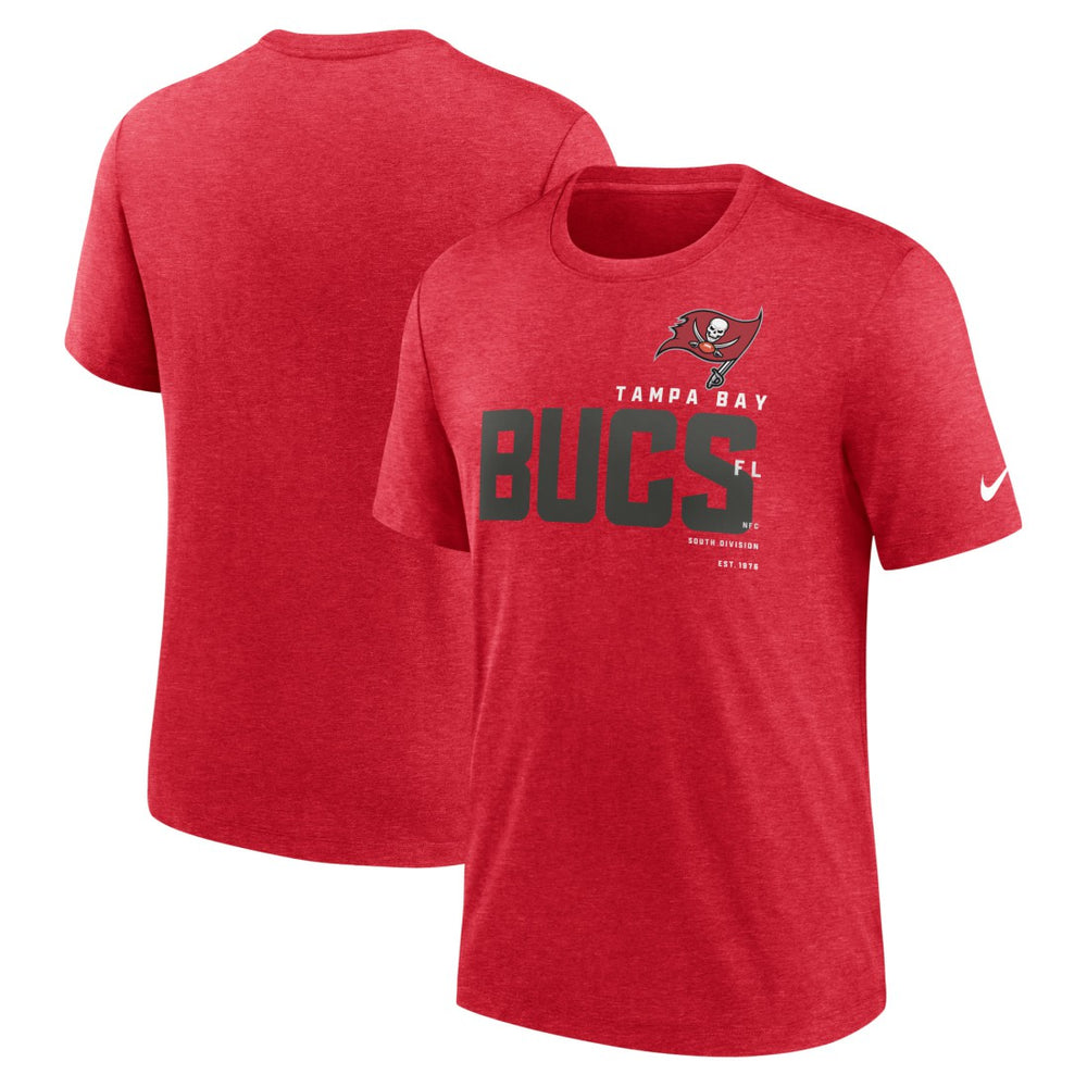 Tampa Bay Buccaneers Nike Team Tri-Blend T-Shirt