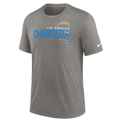 Los Angeles Chargers Nike Team Tri-Blend T-Shirt