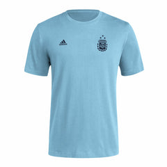Argentina National Team Crest T-Shirt Light Blue - Adidas