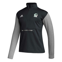 Mexico National Team Crest Long Sleeve Half-Zip Top Black - Adidas