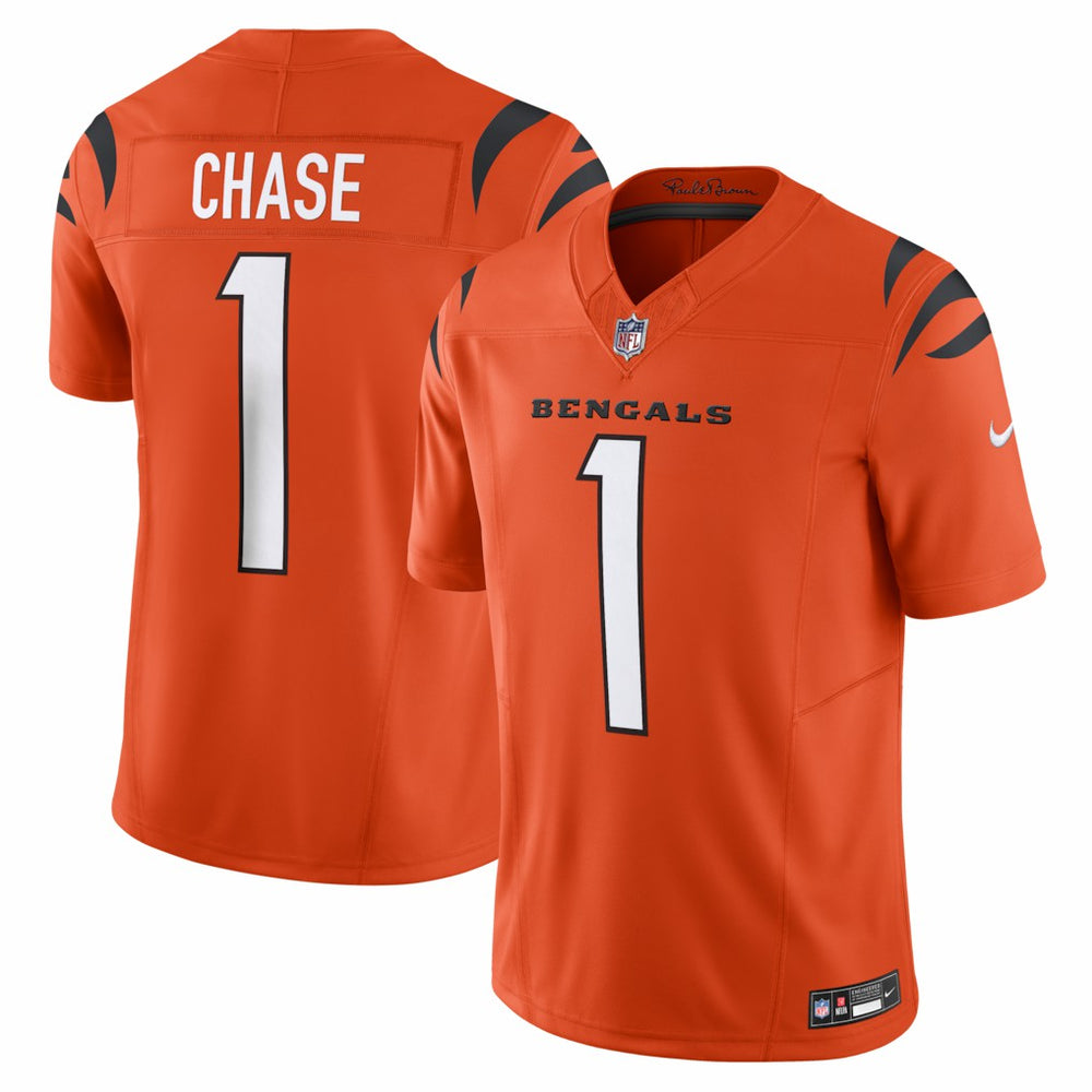Cincinnati Bengals Nike Ja'Marr Chase Vapor F.U.S.E. Limited Jersey