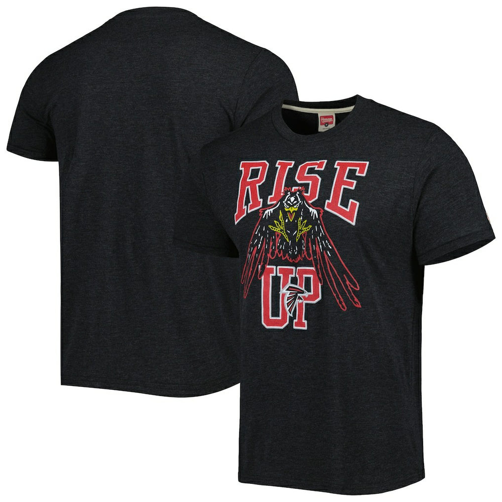 Atlanta Falcons Homage Rise Up Hyper Local Tri-Blend T-Shirt