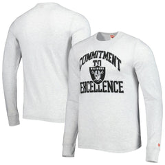 Las Vegas Raiders Homage Hyper Local Tri-Blend Long Sleeve T-Shirt