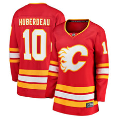 Jonathan Huberdeau Calgary Flames Fanatics Women's Home Breakaway Player Jersey Sale