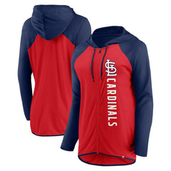 St. Louis Cardinals Fanatics Women's Forever Fan Full-Zip Hoodie Jacket | MLB On Sale