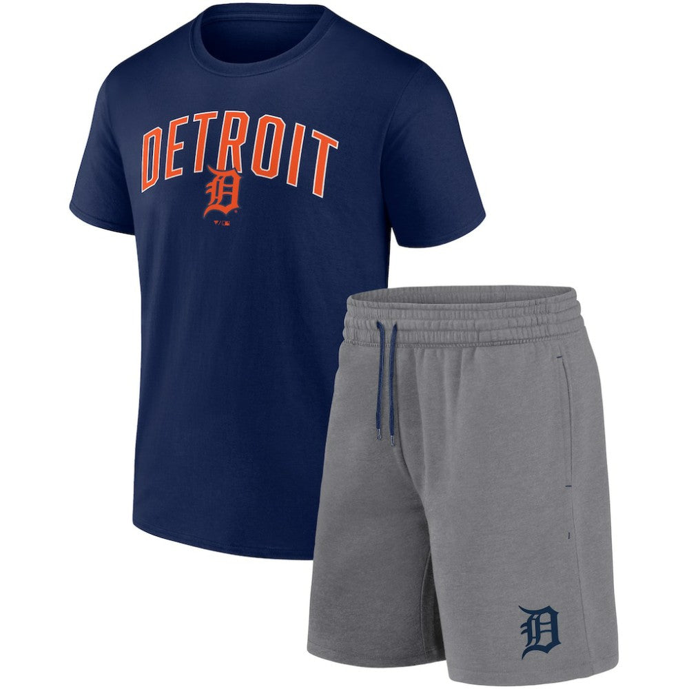 Detroit Tigers Fanatics Arch T-Shirt & Shorts Combo Set | MLB Sale