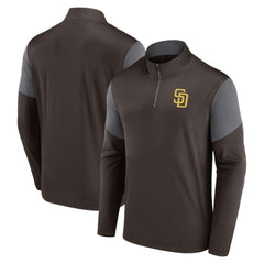 San Diego Padres Fanatics Logo Quarter-Zip Top | MLB US