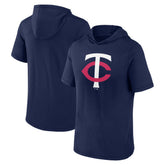 Minnesota Twins Fanatics Short Sleeve Hoodie T-Shirt | MLB New