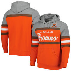 Cleveland Browns Mitchell & Ness Head Coach Pullover Hoodie