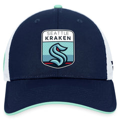 Seattle Kraken Fanatics 2023 NHL Draft On Stage Trucker Adjustable Hat For Sale