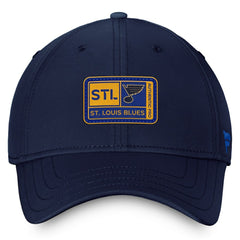St. Louis Blues Fanatics Authentic Pro Training Camp Flex Hat – Navy On Sale