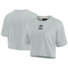 Green Bay Packers Fanatics Women's Elements Super Soft Boxy Cropped T-Shirt