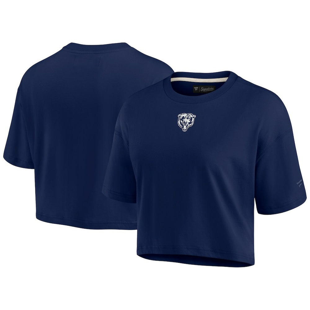 Chicago Bears Fanatics Women's Elements Super Soft Boxy Cropped T-Shirt