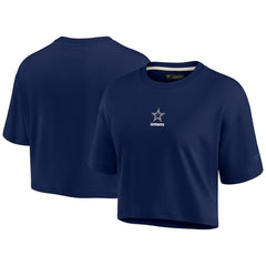 Dallas Cowboys Fanatics Women's Elements Super Soft Boxy Cropped T-Shirt