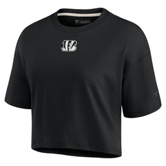 Cincinnati Bengals Fanatics Women's Elements Super Soft Boxy Cropped T-Shirt