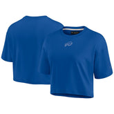 Buffalo Bills Fanatics Women's Elements Super Soft Boxy Cropped T-Shirt