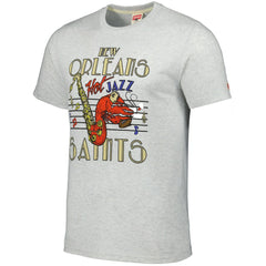 New Orleans Saints Homage Jazz Hyper Local Tri-Blend T-Shirt