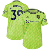 Scott McTominay Manchester United Women's 2022/23 Third Replica Player Jersey Neon Green - Adidas