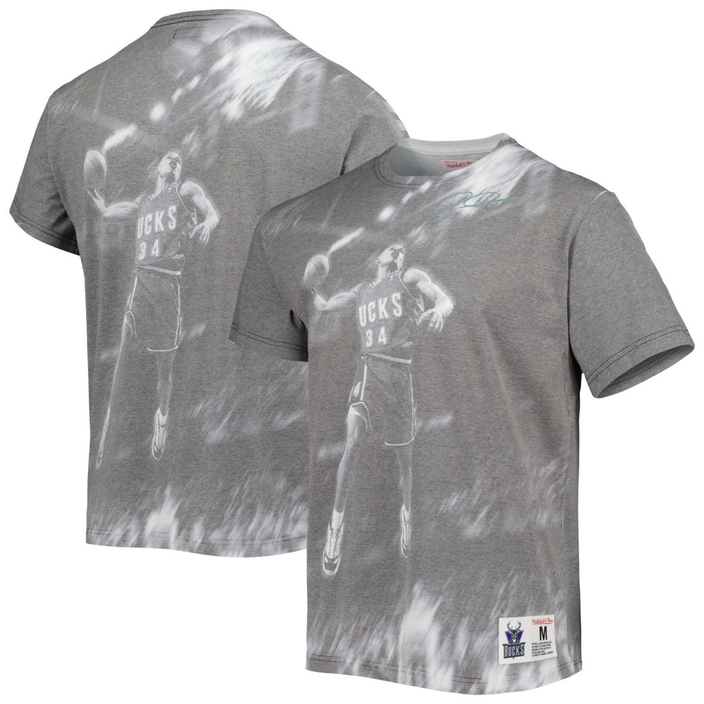 Ray Allen Milwaukee Bucks Above The Rim T-Shirt New