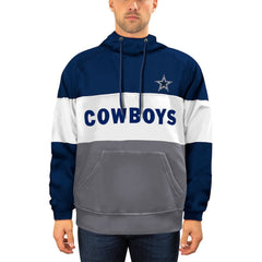 Dallas Cowboys New Era Big & Tall Fleece Star Pullover Hoodie