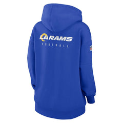 Los Angeles Rams Nike Women's 2023 Sideline Club Fleece Pullover Hoodie