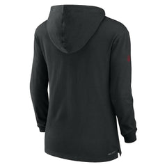Arizona Cardinals Nike Women's Sideline Performance Long Sleeve Hoodie T-Shirt