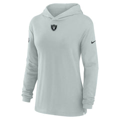 Las Vegas Raiders Nike Women's Sideline Performance Long Sleeve Hoodie T-Shirt