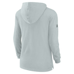Las Vegas Raiders Nike Women's Sideline Performance Long Sleeve Hoodie T-Shirt